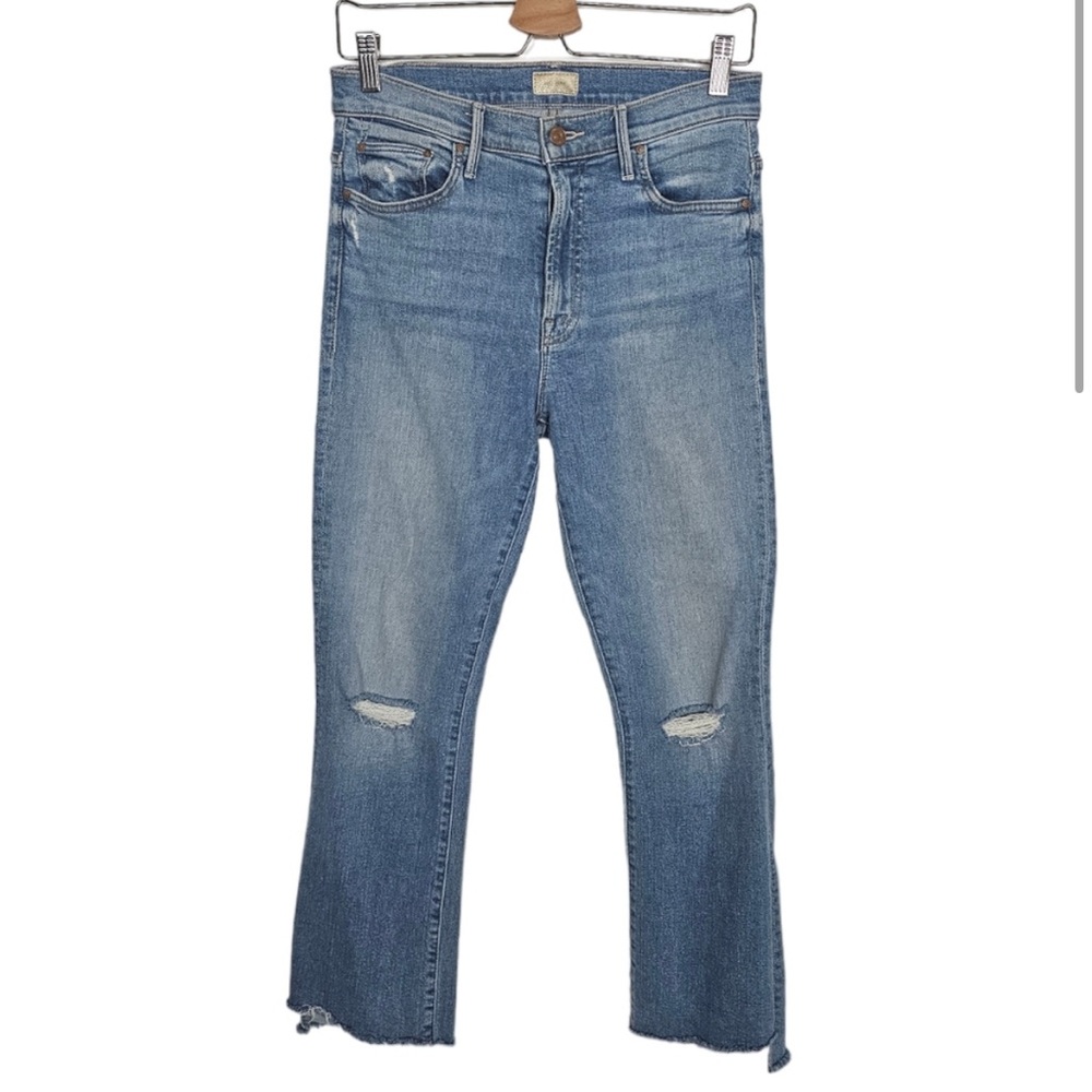 Mother The Insider Crop Step Fray.